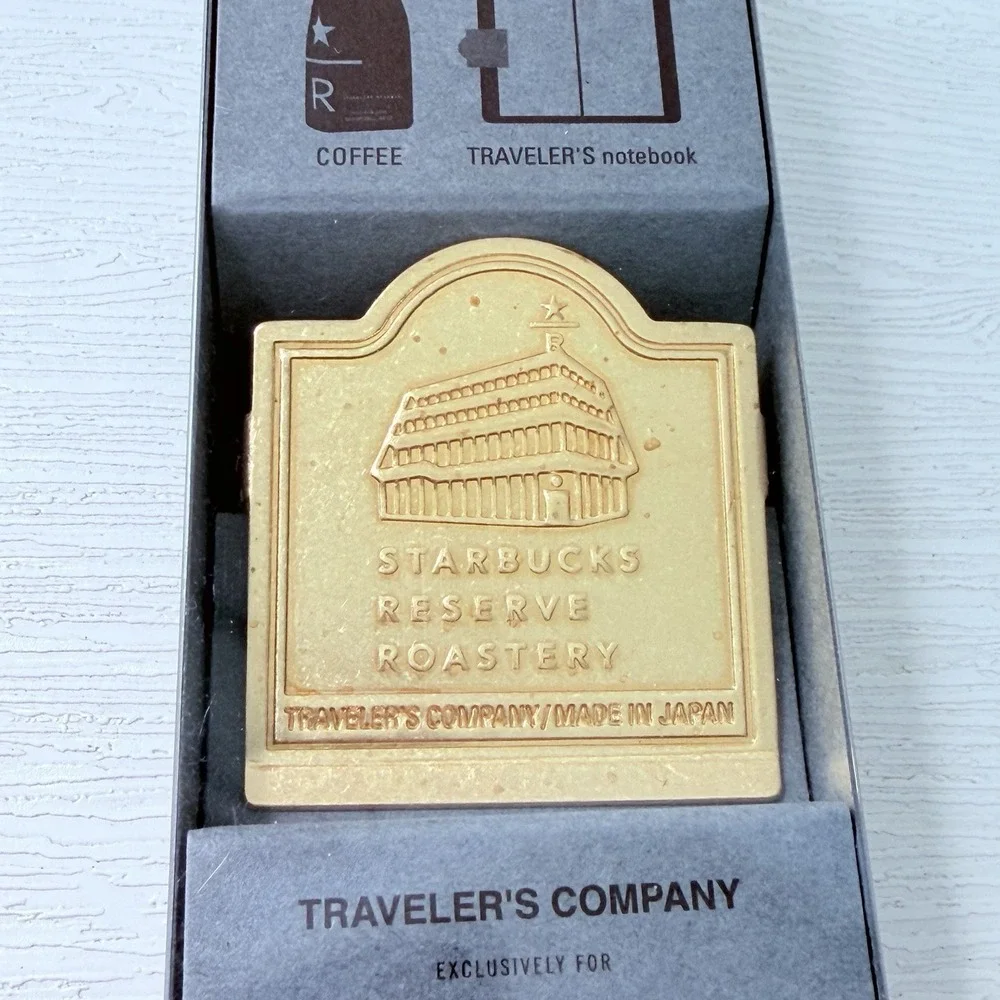 TRAVELER'S Notebook Starbucks Reserve Tokyo Limited Brass Clip JAPAN